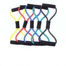 Load image into Gallery viewer, 8 Word Fitness Rope Resistance Bands