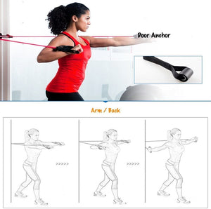 Resistance Bands Set With Guide