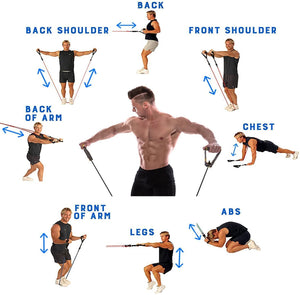 Resistance Bands Set With Guide