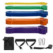 Load image into Gallery viewer, 5pcs Resistance Loop Bands Set